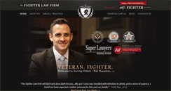 Desktop Screenshot of fighterlaw.com