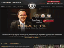 Tablet Screenshot of fighterlaw.com